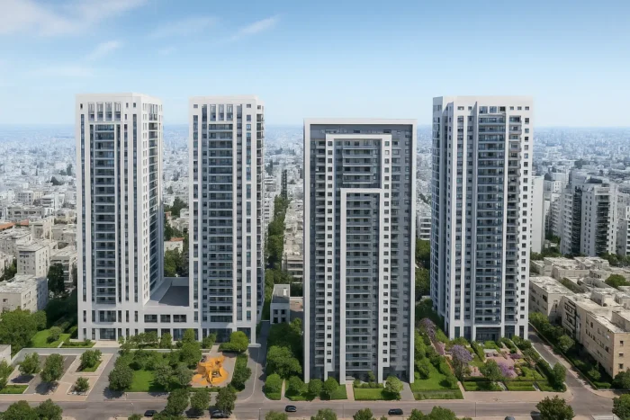 Urban Renewal Complex, Rishon LeZion, Jerusalem St. mishkan israel